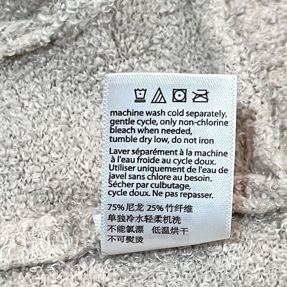 Barefoot Dreams CozyChic Lite Circle Lounge Cardigan Taupe Size Medium - Picture 11 of 11